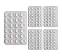 Generico Suction Phone Case Mount, 5-Piece Silicone Phone Holder Set with Non-Slip Grip and Magnetic Backing, Adhesive Mount Accessory for Selfies Desk Video Recording Travel, 8.1x5.5cm