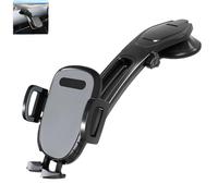 Generico Suction Type Dowward Bending Phone Mount, 360 Downward Bending Phone Mount Car, with One Button Release Clamp for Most Phones (Gray)