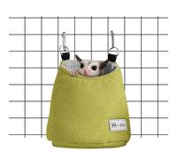 Generico Sugar Glider Bonding Pouch - Hamster Warm Bed, Sugar Glider Pouch Bed, Small Animals Removable Nest Mat For Hamster, Syrian Hamsters Sack Swing Beds, Pet Sleep Bag, Small Animal Hanging, So