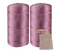 Generico Summer Art Yarn Cord - Fade Resistant Nylon, 150m Length Roll Crocheting String, Handmade Sun Hat Crafting Supply, Smooth Bright Texture Fabric Rope | Knitting Twine For Crafters & Women