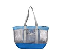 Generico Summer Tote Bags- Mesh Tote Organizer, Spacious Vacation Bag with Multiple Compartments, Travel Beach Carrying, Gym Accessory, Pool Outdoor Bag for Summer Holiday Shopping