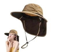 Generico Sun Hat, Adjustable Visor Caps with Neck Flap, Cooling Breathable Protection Hat for Women And Men, Outdoor Activities, Hiking, Fishing, Running, Travel