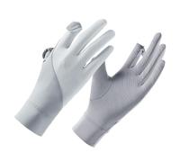 Generico Sun Protection Gloves For Women - Nylon UPF 50+ Fingerless Thin Anti-slip | Touchscreen Driving UV Gloves For Travel Golf Fishing Running Kayaking Hiking Summer Outdoor