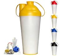 Generico Sunflower Seed Cups To Spit In, Sunflower Seed Snack Cup, Portable 2 Compartment Organizer Sports Travel Snack Container for Pumpkin Seeds Nuts Pistachios Sunflowers (1, Yellow)