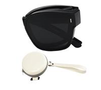 Generico Sunglasses, Over Glasses Eyewear, UV Protection Folding Shades, Polarized Wrap-Around Design, Lightweight Frame for Travel, Biking, Fishing, Hiking, Outdoor, 15.5x14x5.8cm
