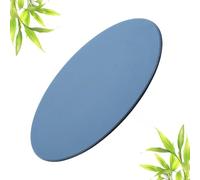 Generico Superficie Tavolo In Vetro Temperato, Piano Tavolo Rotondo Grigio-blu 38/45/60/80cm, Lastra Vetro Di Ricambio Per Tavoli Da Pranzo, Tavolini Da Caffè(50cm(19.68in))