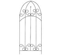 Generico Supporti da Giardino per Piante 3 pz Neri 40x100 cm in Ferro,Nero,2.2kg,47098