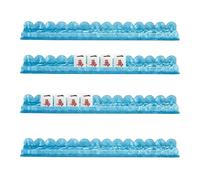 Genérico Supporti magnetici per Mahjong, 4 pezzi, accessori per Mahjong, vassoio per gettoni, per donne, uomini, pensionati, principianti, casa, notte di gioco, vacanze e