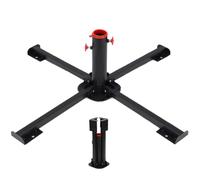 Generico Supporti per Alberi Artificiali Supporto Metallico Regolabile | Base del di Albero Artificiale Natalizio per Esterno Cortile Cucina Soggiorno Camera Corridoio Ingresso