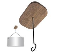 Generico Supporti Per Carillon Da Esterno | Ganci da Parete,Decorazione Rustica Adesiva Per Terrazza Mangiatoia Per Uccelli Balcone Cestini Per Fiori Lanterna Sonagli A Patio Portico Giardino