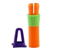 Generico Supporti per gesso per bambini, estensoreperpenna a pastello | Funzione temperamatite, estensoreperstick per pittura a olio con design a copertura della penna, regalo per amici e familiari