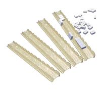 Genérico Supporti per gettoni Mahjong e spingieri, texture smerlata a conchiglia, porta gettoni Mah Jongg americano, per donne, uomini, principianti, collezionisti, serate di gioco, viaggi
