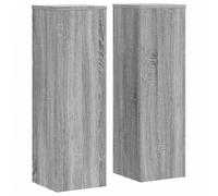 Generico Supporti per Piante 2 pz Grigio 25x25x80 cm in Multistrato,Grigio,18.4kg,852947