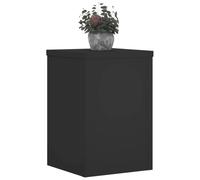 Generico Supporti per Piante 2 pz Neri 25x25x35 cm Legno Multistrato,Nero,8.95kg,852907