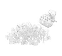 Generico Supporti per Piante con Clip - 50 Pezzi Supporti per Orto,Clip Fissaggio di Verdure | per Interno Esterno Giardino Serra Pomodori Orchidee Pothos Verdure Fiori