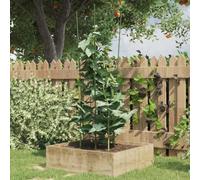 Generico Supporti Piante da Giardino con 4 Anelli 5pz Verde 90cm Acciaio,1.62kg,319375