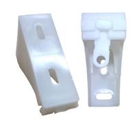 Generico Supporto a levetta 7 cm in plastica Mottura profilo staffa ricambi bastone tenda