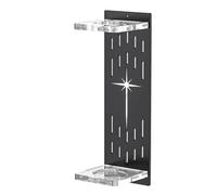 Generico Supporto A Parete Per Bacchette Da Esposizione - Organizzatore Verticale in Acrilico - Porta Oggetti Da Parete Per Collezionisti,para Viajes y para el Uso Diario en la Vida Cotidiana