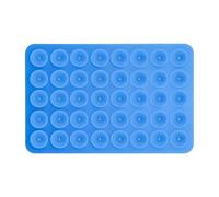 Generico Supporto a per cellulare - 40 ventose in silicone | Tenuta forte su entrambi i lati | Dispositivo per video | per influencer | Supporto adesivo per vetro a specchio |