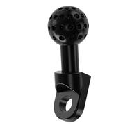 Genérico Supporto a sfera per portabagagli - Base adattatore per specchietto retrovisore - Supporto metallico girevole a 360 gradi compatibile con supporto per telefono, fotocamera d'azione e scooter