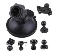 Generico Supporto a Ventosa for Auto for Dash Cam, registratore Video for Veicoli con 6 Tipi di Adattatore, Staffa Base