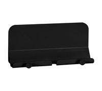 Generico Supporto Adesivo per Telefono da Parete Nero, Organizzatore per Smartphone Resistente e Pratico, Supporto per Ricarica Cellulare per Casa, Ufficio e Camera da Letto