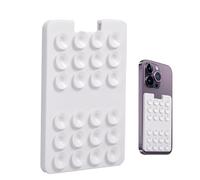 Genérico Supporto adesivo per telefono in silicone, supporto per schede con adesivo per scheda telefonica, supporto per scheda di telefono cellulare, forniture di fissaggio per adsorbimento Po