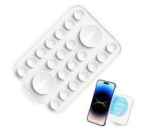 Genérico Supporto adesivo per telefono | Supporto autoadesivo in silicone | Base magnetica per porta parete finestra specchio viaggio esterno bagno registrazione