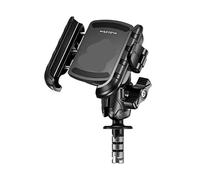 Generico Supporto Antifurto For Telefono Con Attacco Forcella For Moto, Compatibile Telecamera, 1s Lock & Release, Adatto A Tubi Da 12 Mm 25,4 Telefoni 4'' A 7,2''(Upgraded Clamp)