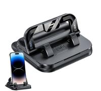 Generico Supporto Cellulare Auto - Silicone 10x11x4cm | Supporto Auto Cellulare | Base Regolabile 360° Per Telefoni Cellulari E