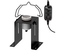 Generico Supporto Ceramico Lampada Riscaldante Rettili,Presa Terrari Con Altezza Regolabile E Timer,Supporto per Riscaldatore per Animali da Terrario - per Rettili Anfibi Tartarughe Gechi e Rane