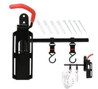 Genérico Supporto da parete per biciclette da garage, supporto di stoccaggio regolabile | regolabile per ciclismo | per biciclette di famiglia e amici in garage, casa e soggiorno