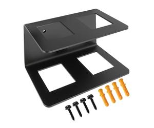 Generico Supporto da Parete per Gancio Traino,Resistente supporto in acciaio per rimorchio | Gancio Traino,per Garage Rv Auto a Due Attacco da 5 cm Sostituzione