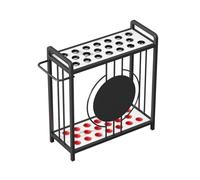 Generico Supporto Da Pavimento For Stecche Da Biliardo, Lato Con Staffa For Appendere Treppiede,Nessun Assemblaggio Richiesto, Può Contenere Fino A 20 Bastoncini(Black)