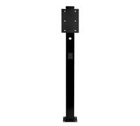 Generico Supporto da Pavimento Resistente per Stazione di Ricarica EV - Piedistallo da Esterno per connettore di Ricarica EV, Base in Acciaio Resistente, Altezza Stabile di 150 cm, Ideale per soluzio
