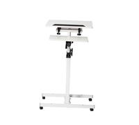 Generico Supporto da Podio Mobile con Due Pannelli, Altezza Regolabile 95-150 Cm, con Pannello for Il Posizionamento del Mouse for Il Discorso in olor 1)