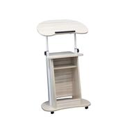 Generico Supporto da Podio Mobile for Discorso con Scrivania Inclinata E Due Pannelli for La Casa in ltezza Regolabile 85-115 Cm(Color 3)