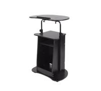 Generico Supporto da Podio Mobile for Discorso con Scrivania Inclinata E Due Pannelli for La Casa in ltezza Regolabile 85-115 Cm(Color 1)