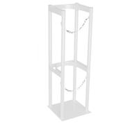 Generico Supporto di Lusso per bombole di Ossigeno per impieghi gravosi - Catena Regolabile per Lo stoccaggio e Il Trasporto sicuri di bombole di Gas in ospedali, Laboratori e fabbriche - Soluzione d