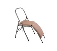 Generico Supporto esercizi portatile inversione stretching, sedia ausiliaria yoga con supporto schiena lombare, for scrivania computer ufficio(Color 2)