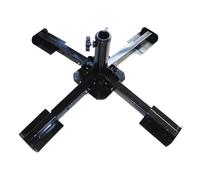 Generico Supporto for Albero di Natale con Rotazione a 360°, Staffa Artificiale, Prese elettriche, Base Universale Regolabile in Metallo 2023