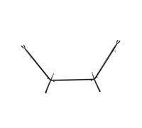 Generico Supporto for Amaca,Struttura in Metallo Salvaspazio,Supporto for Altalena Portatile,Facile da Montare,for Patio da Campeggio(Solo Supporto)