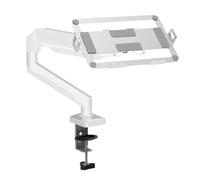 Generico Supporto For Laptop Completamente Regolabile - Scrivania Con Capacità Di Carico Da 2 A 9 Kg Con Supporto For Vassoio, Adatto A Dispositivi Fino A 17,3 Pollici Design Pieghevole(White)