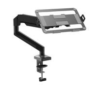 Generico Supporto For Laptop Completamente Regolabile - Scrivania Con Capacità Di Carico Da 2 A 9 Kg Con Supporto For Vassoio, Adatto A Dispositivi Fino A 17,3 Pollici Design Pieghevole(Black)