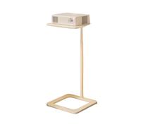 Generico Supporto For Proiettore Da Pavimento, Rack For Laptop Portatile | Con base stabile, cuscinetto di carico da 33 libbre for il divano della camera da letto del soggiorno(White,70x20x20cm)