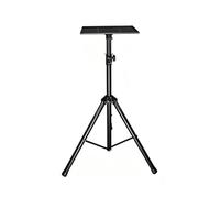 Generico Supporto For Proiettore Pieghevole Con Vassoio A 360°, For Laptop | Supporto for treppiede for proiettore portatile, carico di 33 libbre e altezza regolabile, for studio(Black,68-128cm)