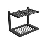 Generico Supporto For Racchetta Da Ping Pong, Espositore For Paddle In Ferro, Può Contenere 10 Racchette E 20 Palline, Capacità Di Carico 30 Kg For Sala Giochi, Bar, Ufficio, Casa