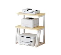 Generico Supporto For Supporti AV,supporto Archiviazione Di A Tre Livelli,ripiano Stampante Portatile,adatto Casa/ufficio/teatro,salvaspazio(Color 2,53x36x63.2cm)