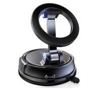 Generico Supporto for telefono con ventosa magnetica sottovuoto, supporto pieghevole tascabile regolabile a 360°(X70-Black)