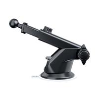 Generico Supporto for telefono da auto con ventosa a collo di cigno regolabile for cruscotto e parabrezza(Long Suction cupbase)